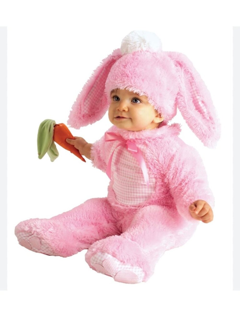 Rubies Pink Bunny Baby Costume Size Toddler 12-18 Months - Picture 1 of 5